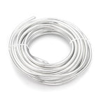 3 Gauge Silver Color Round Aluminum Wire 6mm Bendable Metal Craft Wire for Jewelry Making Craft Beading Wrapping