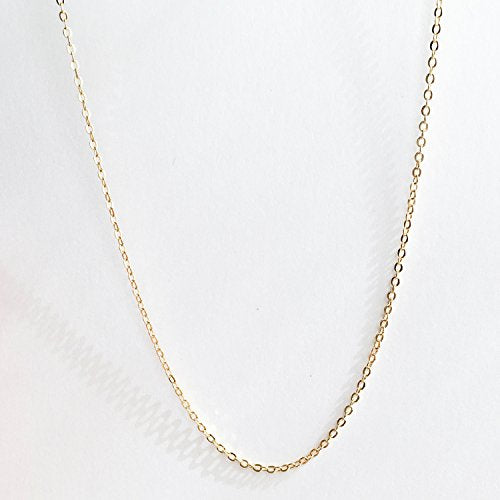 10PCHN 10pcs 17.5inch 16K Gold Plated Finished Cable Chain Necklace Bulk Discount Jewelry Supply - color: Gold