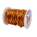 Aluminum Craft Wire,8 Gauge (3mm) Golden Yellow Bendable Wire,32 Feet Continuous Roll for Jewelry Making,Sculpting,Floral & Armature Projects - size: 8 Gauge 32FT, style: Golden Yellow