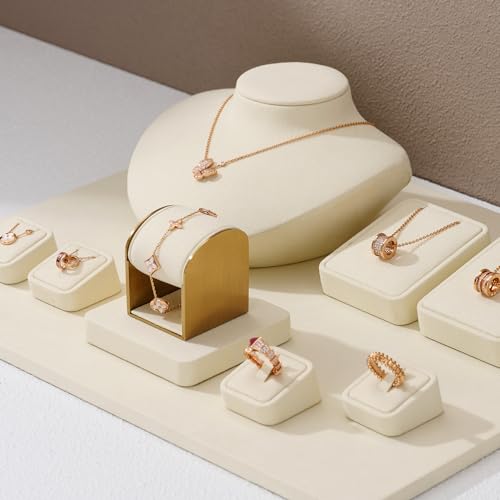 Oirlv Microfiber Square Jewelry Display Base, Compact Showcase Pad for Small Accessories, Part of a Complete Jewelry Display Set - style: TT16404