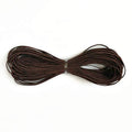 Amaney 0.8mm Brown Elastic Cord Beading Threads Stretch String Fabric Crafting Cords for Jewelry Making 20m - size: 0.8mm, style: Brown