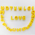 26PCS Large 6mm Hole Letter Beads, 20mm Acrylic Beads A to Z,for DIY Jewelry Making Kit Friendship Bracelet Key Chain and Bag Charms (26 A to Z Yellow) - color: 26 A to Z Yellow