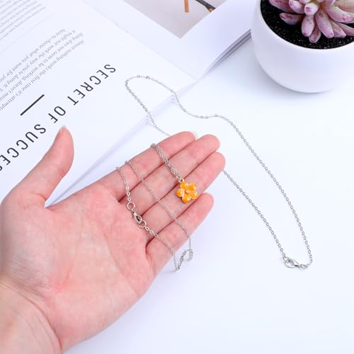 Hecila 20 Pack Necklace Chains Bulks Stainless Steel Necklace Chain with Lobster Clasps for Jewelry Making Silver Chain Necklaces 1.5mm Thin Cable Chains for Necklaces Pendants Making Supplies