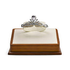 Oirlv Solid Wood Jewelry Display Stand Square Ring Earrings Bracelet Jewelry Holder (Creamy-white Bracelet Holder) - color: Creamy-white Bracelet Holder
