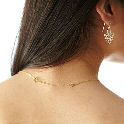3 Pcs 925 Sterling Silver Necklace Extenders for Women Durable Strong Removable Necklace Bracelet Anklet Extension Jewelry Making Chains - color: 2 3 4 Inch, Gold