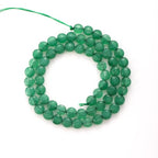 6mm Faceted Natural Green Aventurine Stone Beads Coin Disc Gemstone Spacer Beads for Jewelry Making DIY Bracelet Necklace - color: Green Aventurine