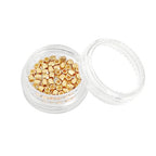 BEADIA 14K Gold Plated Faceted Spacer Beads 2.5x2.5mm 50pcs for Jewelry Making Findings Non Tarnish - color: 14K Gold, size: 2.5x2.5mm Faceted