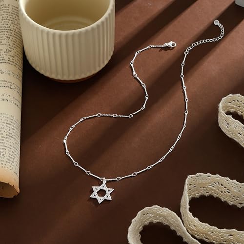 Coshilta Layered Gold Necklaces for Women, 14K Plated Gold Sterling Silver Plated Dainty Pendant Necklace Set with Cubic Zirconia,Stackable Chain Choker,Trendy Personalized Jewelry Gift Non Tarnish - style: C-N0549-S