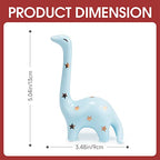 PUDDING CABIN Blue Dinosaur Ring Holder Engagement Wedding Ring Stand, Rings Oragnizer, Mothers Day Christmas Birthday Gifts for Women, Dinosaur Decor - style: Blue Dinosaur
