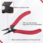 Jewelry Long Nose Pliers Jewelrys Positioning Pliers for Jewelrys Making Supplies Carbon Steel Cutting Plier for Crimp Beads Crimping Plier DIY Handmade Tool and Wire Winding
