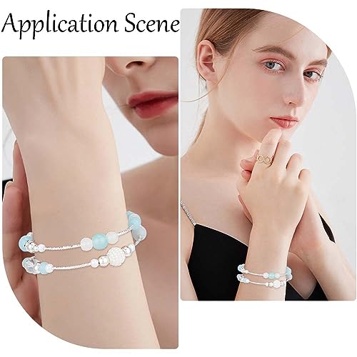 CREATCABIN 80 Pcs Curved Tube Beads Metal Smooth Noodle Beads 925 Sterling Silver Plated Brass Long Curved Spacer Connectors Bulk Tube for Jewelry Making Wrist Anklet Necklace 25mm - color: 02-Silvery