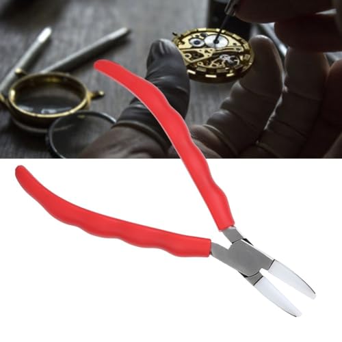 Nylon Jaw Pliers for Jewelry Making Non-Scratch C-Type Pliers with Anti-Slip Handle Round & Flat Nose Design for Wire Bending(Square headed pliers) - style: Square headed pliers