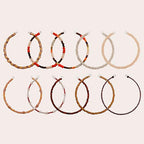 JINNBEY 24 Grids Mixed Style Seed Beads for Jewelry Making Kit, Glass Tubular Beads Glass Bugle Beads for Art and Craft Supplies, Beading Bracelet Set (with Memory Metal Wire)
