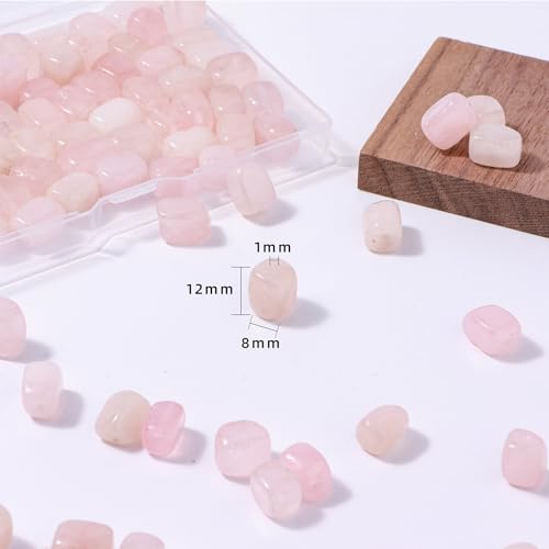 Natural Large Rose Quartz Cube Stone Beads 8x11mm 38cm/str Loose Semi Gemstone Stone Square Beads for Making Bracelets Necklace - color: Rose Quartz