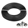 12 Gauge Aluminum Wire 100FT, 2mm Bendable Metal Anodized Aluminum Wire for Sculpting Jewelry Making Crafts Wreath Beading Floral(Black) - color: Black