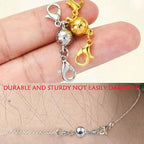 925 Silver Double Lobster Magnetic Necklace Clasps, Magnetic Necklace Clasps and Closures, Double Lobster Clasp Magnetic Jewelry Clasps for Necklaces (6pcs Gold) - color: 6pcs gold