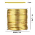 328 Feet Aluminum Craft Wire, 18 Gauge Light Gold Bendable Soft Metal Aluminum Wire Roll Bulk for DIY Crafts Sculpting Jewelry Making - color: Light Gold, size: 18 Gauge