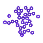 Mandala Crafts Purple Heishi Beads 4mm – 6000 Flat Polymer Disc Clay Beads for Adult Jewelry Making Spacer Beads, Bracelets, Necklaces, and Earrings - color: Purple, size: 4mm 6000 PCs