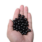Bymitel 10mm Natural Onyx Black Agate Round Beads Gemstones Genuine with 90pcs DIY Jewelry Making Unisex (10mm 90pcs, Black Onyx) - color: Black Onyx, size: 10mm 90pcs