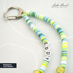1150pcs John Bead 7mm White Round Acrylic Alphabet Beads for DIY Craft Jewelry Bracelet Necklace Making - color: Multicolor