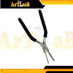 Bail Making Pliers with PVC Grip Handle | for Making S-Hooks, Ear Loops, Jump Loops, Bail, and More - German Stainless Steel ((J4A) 3 & 5mm Loops) - size: (J4A) 3 & 5mm Loops