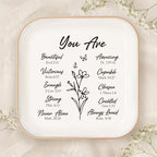 LITTLEBIGGER Christian Gifts for Women – Jewelry Tray, Confirmation Gifts for Teen Girls, Religious Birthday Gifts for Friends, Faith Jewelry Trays for Christian Women - style: You Are-square