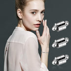 Magnetic Necklace Clasp, 24 Pairs Bracelet Clasps and Closures Jewelry Safety Locking Connectors Jewelry Clasp Converter Necklace Extender and Shortener Bracelet Helper Tool (Gold, Silver)