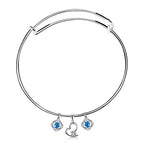 UPINS 60Pcs Expandable Blank Bangle Bracelets Adjustable Wire Bracelets for DIY Jewelry Making, Silver - color: Silver