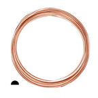 14 Gauge, 99.9% Pure Copper Wire (Half Round) Dead Soft CDA #110 Made in USA - 15FT by CRAFT WIRE - size: 14 Gauge, style: 15 Feet