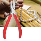 Nylon Jaw Pliers for Jewelry Making Non-Scratch C-Type Pliers with Anti-Slip Handle Round & Flat Nose Design for Wire Bending(Square headed pliers) - style: Square headed pliers