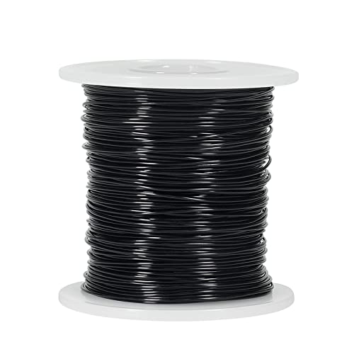 Tenn Well 20 Gauge Aluminum Wire, 328 Feet Soft Craft Wire for Jewelry Making, Beading, Sculpting, Bonsai Training, Crafting (Black) - color: Black, size: 20 Gauge