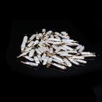 5 Pcs Natural Pearl Pendants Irregular Freshwater Pearl Pendant Charms for Jewelry Making Necklace Bracelet DIY Gift - color: long strip