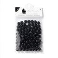 Raicegs 100pcs 5×8mm Rondelle Black Tourmaline Beads Natural Gemstone Beads Abacus Disk Stone Loose Beads for Jewelry Making DIY Bracelets Necklace - color: Black Tourmaline, size: 5×8mm Rondelle
