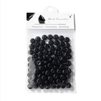 Raicegs 100pcs 5×8mm Rondelle Black Tourmaline Beads Natural Gemstone Beads Abacus Disk Stone Loose Beads for Jewelry Making DIY Bracelets Necklace - color: Black Tourmaline, size: 5×8mm Rondelle