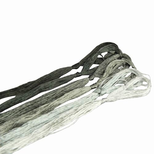 Mulberry Silk Floss Embroidery Thread Floss-Cross Stitch Threads China Silk Woven Jewelry Threads DIY Sewing Kits (02) - color: 02