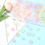 150Pcs Eggshell Luminous Acrylic Beads Cone for Jewelry Making Glow in The Dark Transparent Spacer Beads Bulk for Bracelet Earring Necklace DIY Craft Gift - color: Luminous Eggshell- 150 pcs