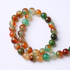 4mm 90pcs Natural Peacock Agates Beads for Jewelry Making Semi Precious Loose Gemstones Beads DIY Bracelet Necklace 15" 1 Strand(Peacock Agate, 4mm) - color: Peacock Agate, size: 4mm
