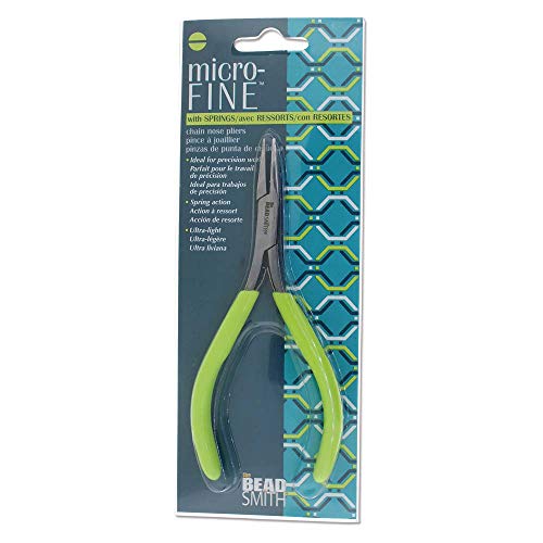 The Beadsmith Micro Mini Chain Nose Pliers - 5" Length - PL5910