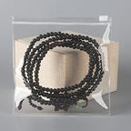 50PCS Transparent Jewelry Bags Square Clear Zipper Jewelry Pouches Earring Bracelet Storage Organizer (15 * 15cm 5.9 * 5.9 inch) - color: Clear - 5.9"×5.9"