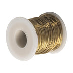 16 Gauage(1.3 mm) 1 Pound 128 ft Spool Brass Wire for Jewelry Making, Beading,Yellow Brass, Round, Dead Soft - size: 16 Gauage(1.3 mm),1 Pound