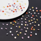 PandaHall 6 Colors 5mm Cubic Zirconia Stone Pointed Back Rhinestones 120pcs Round Faceted Stone Crystal Diamante Rhinestones for Earring Bracelet Pendants Jewelry Embellishment DIY Craft Making