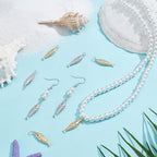 BENECREAT 8Pcs Brass Fish Charms, Gold & Platinum Sea Animal Fish Shaped Pendants for DIY Bracelet Necklace Earrings Jewelry Making - color: Gold & Platinum