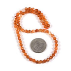 Red Orange Agate 6mm Gemstone Triangle Faceted Round Loose Beads Strand 15.5" DIY Jewelry Making - color: Red Orange Agate