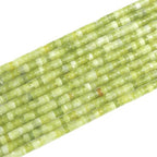 150pcs 2x4mm Natural Chinese Green Jade Tube Shape Beads Loose Flat Round Cylinder Flat Spacer Green Stone Beads for Bracelet Earrings Jewelry Making - color: Chinese Green Jade, size: 2x4mm Tube shape
