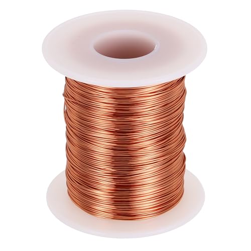 MECCANIXITY 24 AWG Magnet Wire, 24 Gauge Enameled Copper Wire, 8 oz Magnetic Coil Wire for Transformer, Motor, Electric, 155C(311F) - size: 24AWG