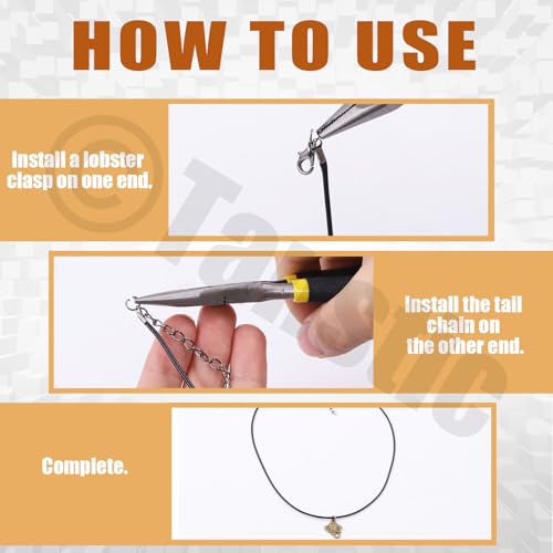 Tanstic 430Pcs Bronze Ribbon Ends Fastener Clasps Kit, Bookmark Pinch Crimp Ends with Open Jump Rings, Lobster Claw Clasps, Chain Extenders and Pendant Charms for DIY Crafts - color: Bronze Ribbon Ends