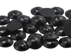 25mm Jet Black H101 Flat Back Round Acrylic Rhinestones Plastic Circle Gems for Costume Making Cosplay Jewels Pro Grade Embelishments - 20 Pieces (Jet Black) - color: Jet Black