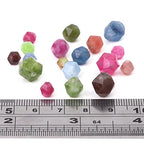 BEADIA Faceted Natural Tourmaline Agate Stone Round Beads 6mm 36cm/Strand for Jewelry Making - color: Tourmaline Agate, size: 6mm