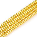 380pcs Adabele Grade A Natural Hematite Gold Plated Healing Gemstone 4mm x 2mm Small Round Rondelle Loose Beads Gem Stone Spacer for DIY Craft Jewelry Making GFC7-3 - color: Gold Plated Hematite, size: 4x2mm (380pcs/2 Strands)