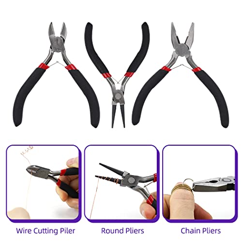 Bead Boards Jewelry Making Supplies for Adult Bead Tray Necklace Design Board Bead Bracelet Making Kit Jewelry Repair Kit Beading Supplies Beading Mat Jewelry Tools with Pliers